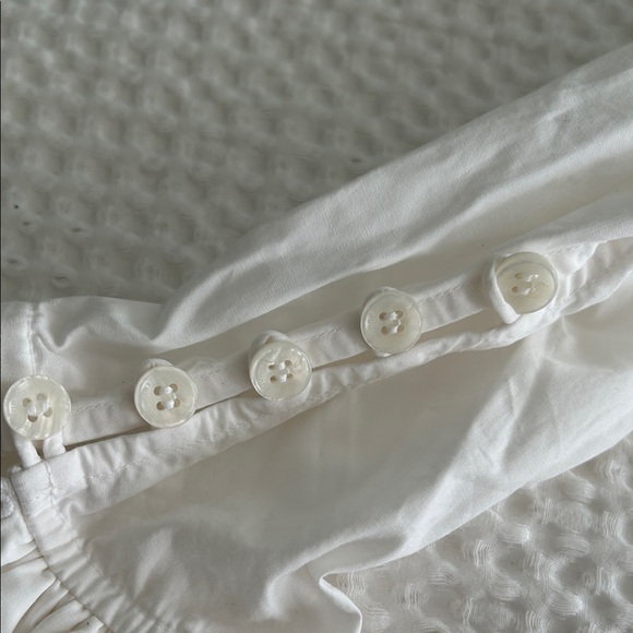 Rabanne H&M White Lace Detail Blouse - Picture 8 of 8